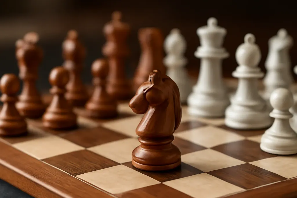 Editorial close-up detail photograph related to How to Choose a Chess Set